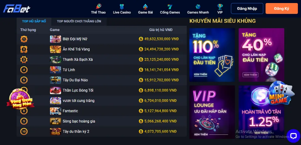 Khuyến mãi độc quyền cho VIP mana88 win